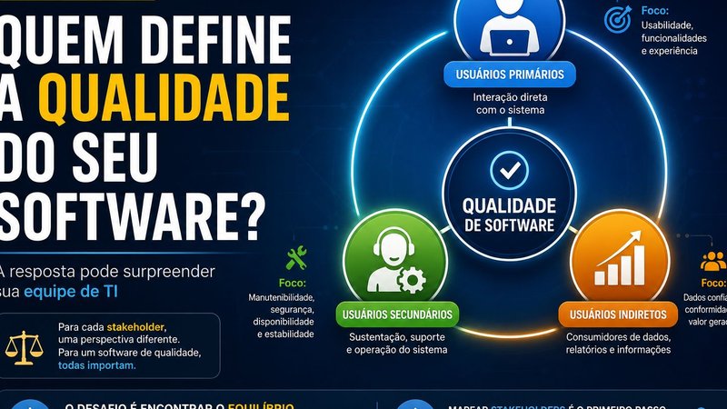 ISO 25010: Quem Define a Qualidade do Seu Software? O Papel dos Stakeholders no Sucesso do Projeto