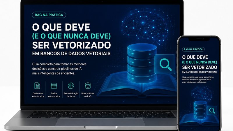 Dados Estruturados vs. Não Estruturados: O que Vetorizar em Pipelines de IA?